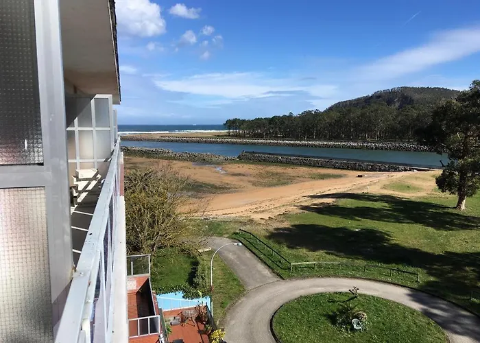Playa Del Puntal Villaviciosa Asturias Lujo Primera Linea Playa